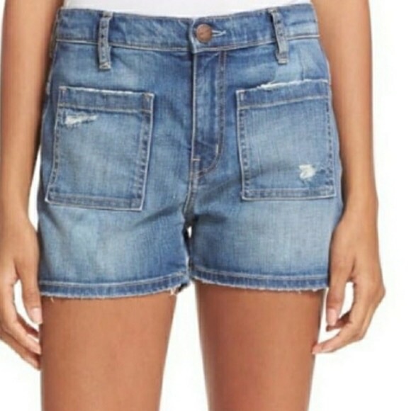 Current/Elliott Pants - Current/Elliott NWT The Westward Short in Mary Jane Destroy size 29